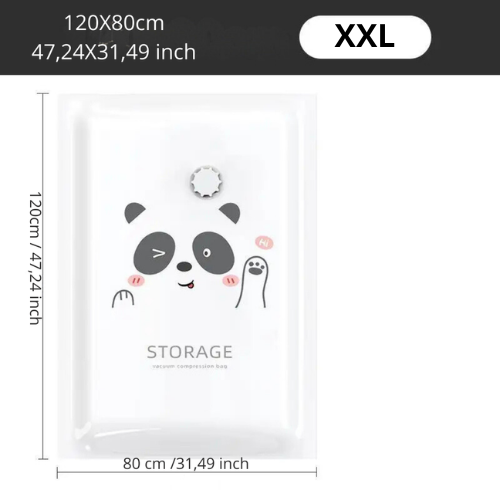 Kompressionssats med pump: Spara 80 % utrymme