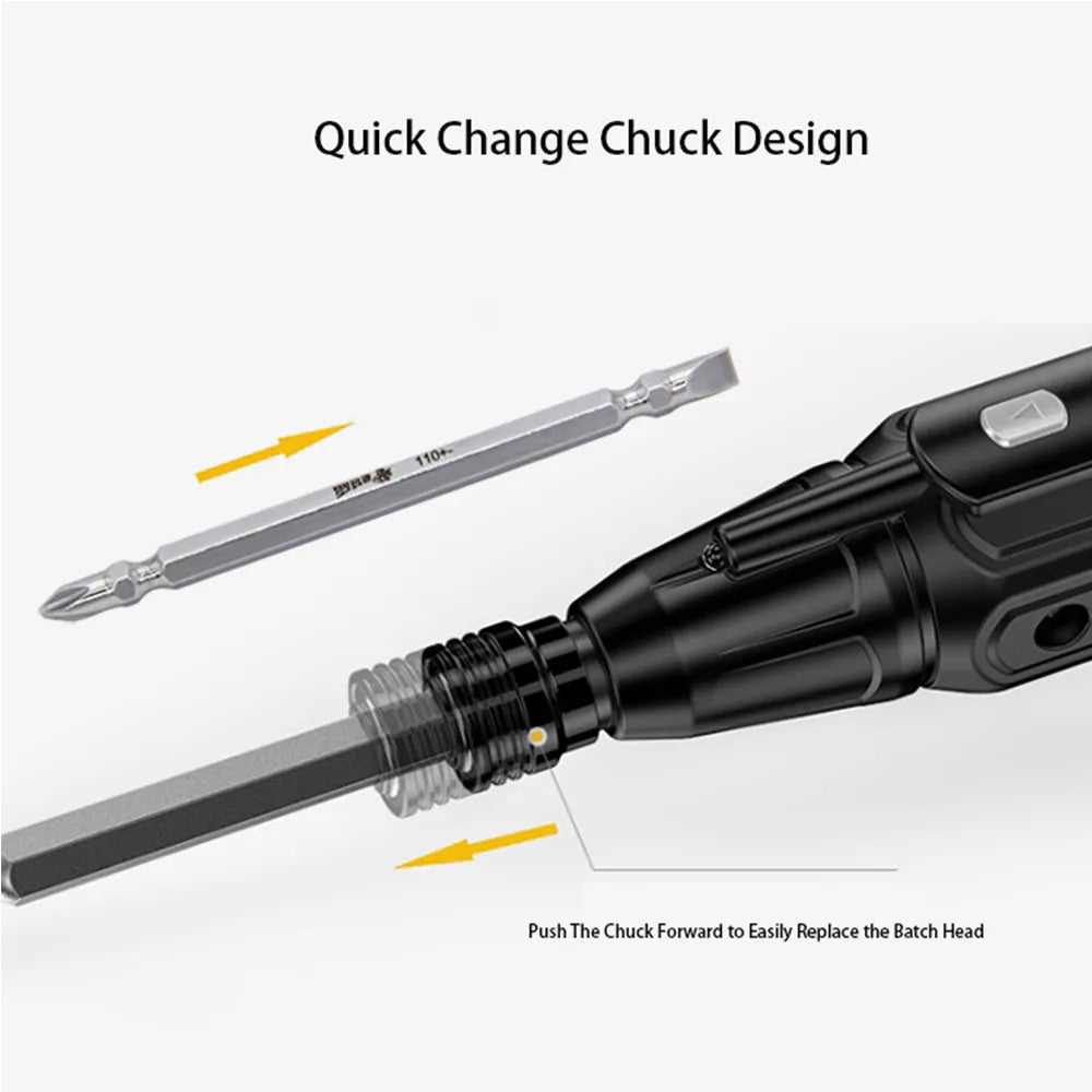 מקדח חשמלי: הברג ללא מאמץ