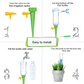 Irrigation system for plants: Easy and worry-free watering (x6) 