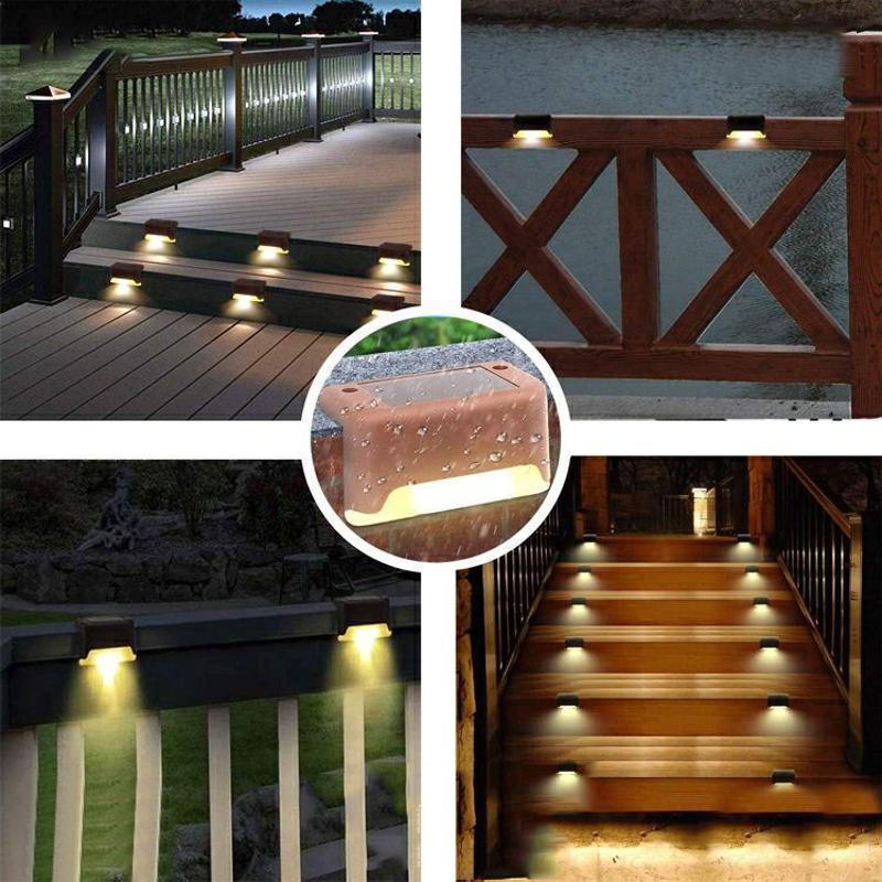 Iluminación Solar Exterior - Asegure y Ilumine Sus Escaleras 