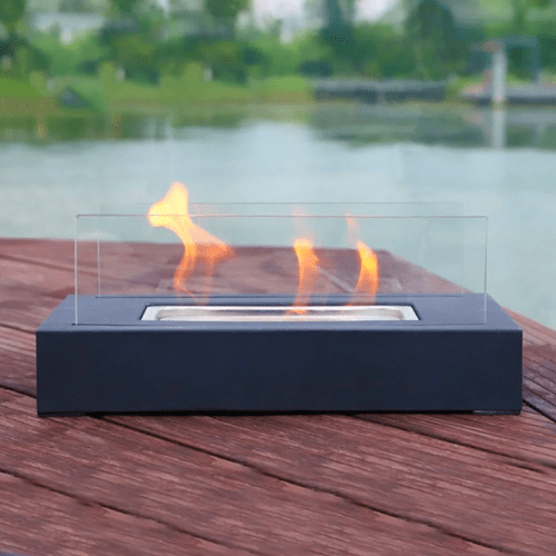 Chimenea de mesa de bioetanol elegante