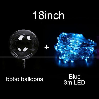 Wiederverwendbare LED-Ballons zur Beleuchtung Ihrer Feste (X10) 
