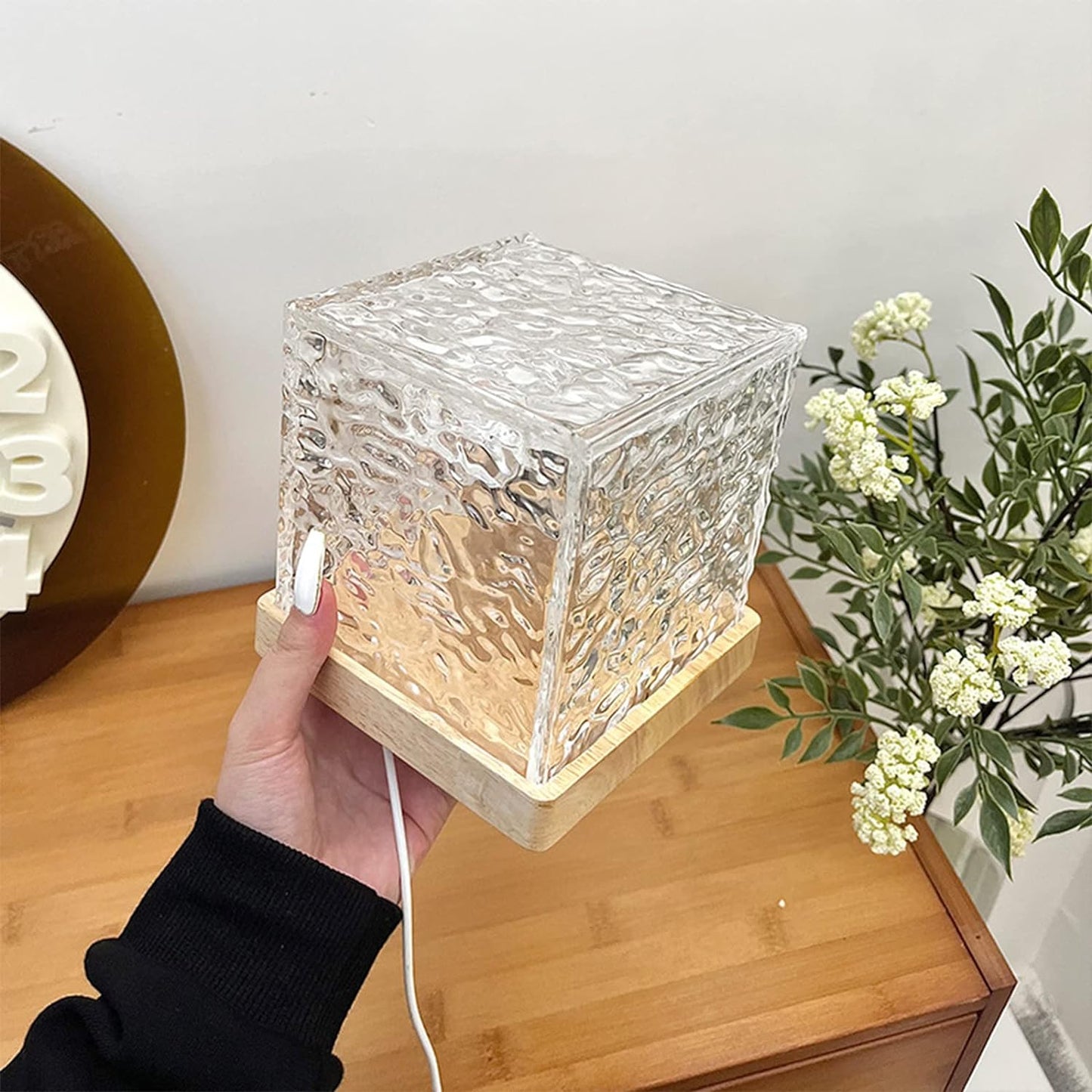 Veilleuse projecteur cube